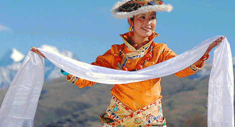 蒙古风俗,哈达中的蒙古族情怀