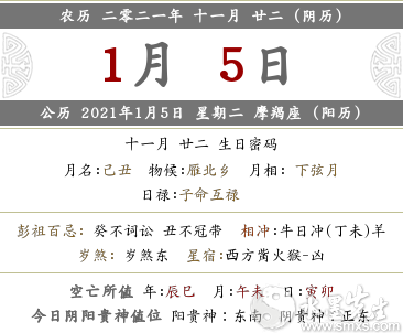 2021年1月5日出生的人好命吗 是哪个星座 水墨先生